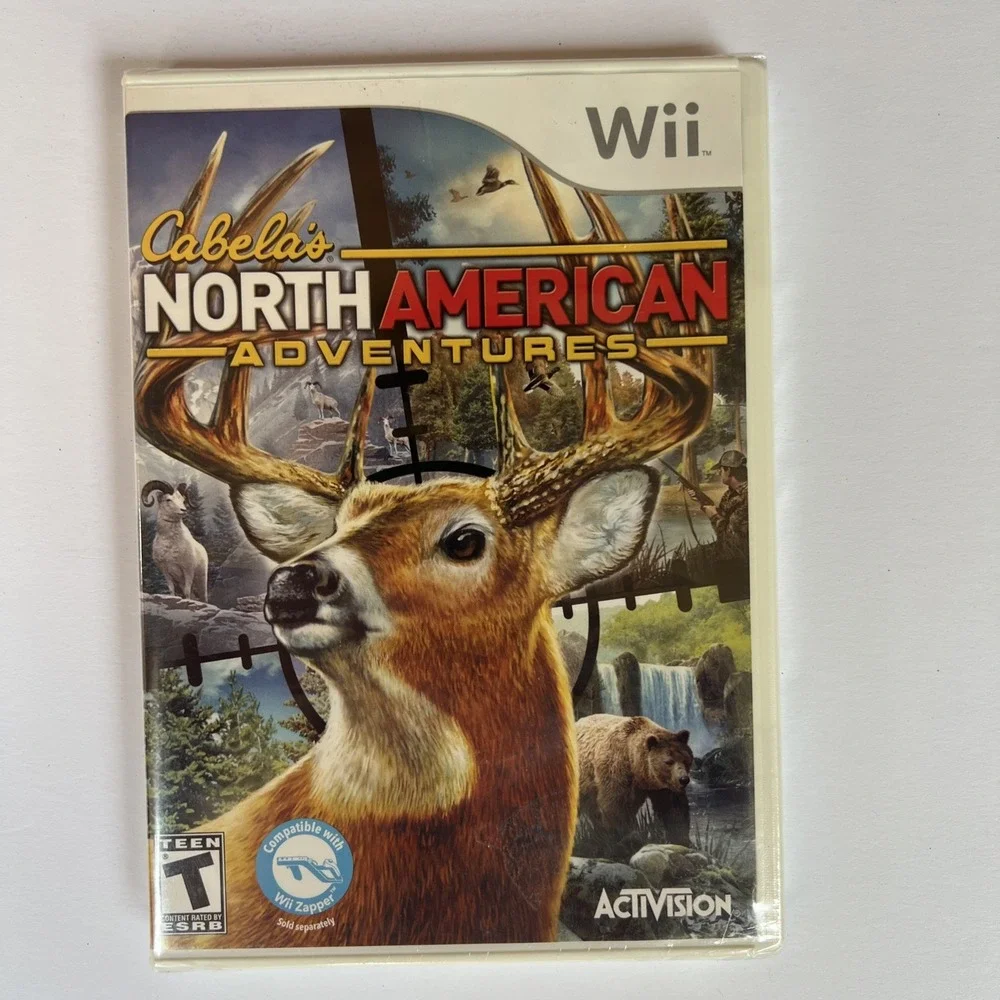 Nintendo Wii Game Lot 6 Games 3 NEW Sealed Complete CIB Family Feud Cabela's